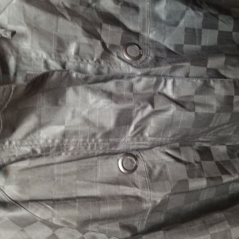 Nike SB Hooded Jacket Black Checkered Padded Skateboarding Coat Small - Picture 14 of 16